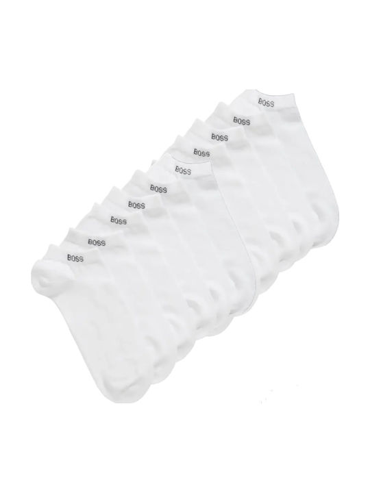 Boss Ανδρικές Κάλτσες Λευκές 5Pack