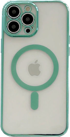 Tel Protect Magsafe Luxury Back Cover Σιλικόνης Mint (iPhone 12 Pro Max)