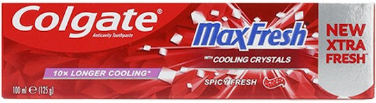 Colgate Max Fresh Cooling Crystals Spicy Fresh Toothpaste for Cavity Protection 100ml