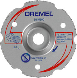 Dremel 2615S600JB Slicer/Coarse Grater Disc Aluminum 77mm 1pcs