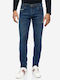 Herren Jeanshose Elastisch Slim Fit Blau