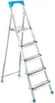 Zigana Ladder Aluminum with 4+1 Steps 170pcs