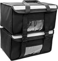 Delivery Bag Brown Double 2x8 with Compartments 44x25x48 (LC014) Delivery Bag Brown Delivery Bag