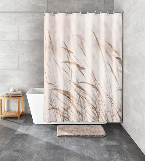 Kleine Wolke Sylt Fabric Shower Curtain 180x200cm Beige