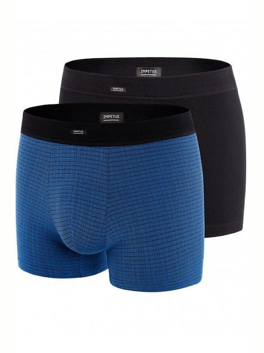 IMPETUS Men's Boxers 2Pack, Color Blue