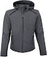 AGVpro Urbano-DR Winter Herren Motorradjacke Softshell Wasserdicht Gray