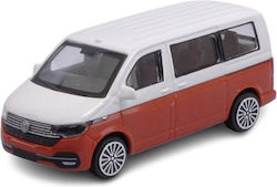 Bburago Αυτοκινητάκι Volkswagen VW T6.1 Transporter - Κόκκινο για 3+ Ετών