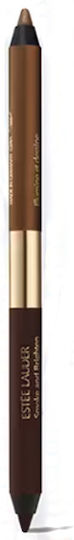 Estee Lauder Smoke and Brighten Kajal Eyeliner Duo Μαλακό Μολύβι Ματιών 03 Dark Chocolate / Rich Bronze