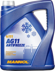 Mannol Antifreeze Longterm Συμπυκνωμένο Αντιψυκτικό Υγρό Ψυγείου Αυτοκινήτου Μπλε Χρώμα 5lt