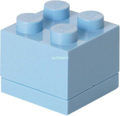 Lego Kids Lunch Plastic Box Light Blue