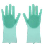 Oven Gloves Silicone Πράσινο 2pcs