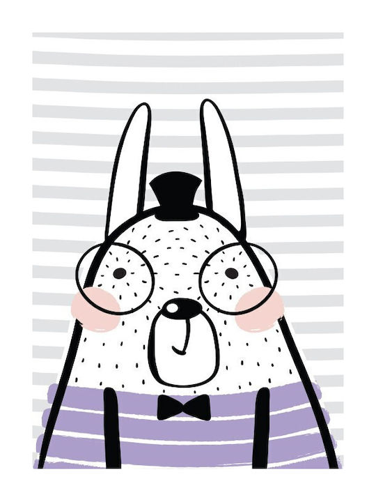 Postere - Poster Hipster Hipster rabbit Poster Paper 15x20cm