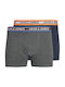 Men's Boxers Grey/Navy 2Pack