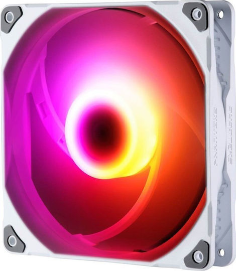 Phanteks PH-F140M25 Case Fans (1800rpm / 104.62cfm) with RGB Lighting and 4-Pin PWM Connection White