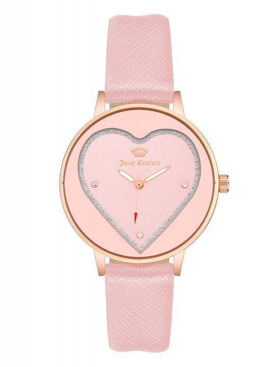 Juicy Couture Women's Watch with Pink Leather S...