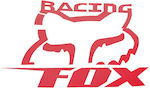 ADHESIVE FOX RACING RED