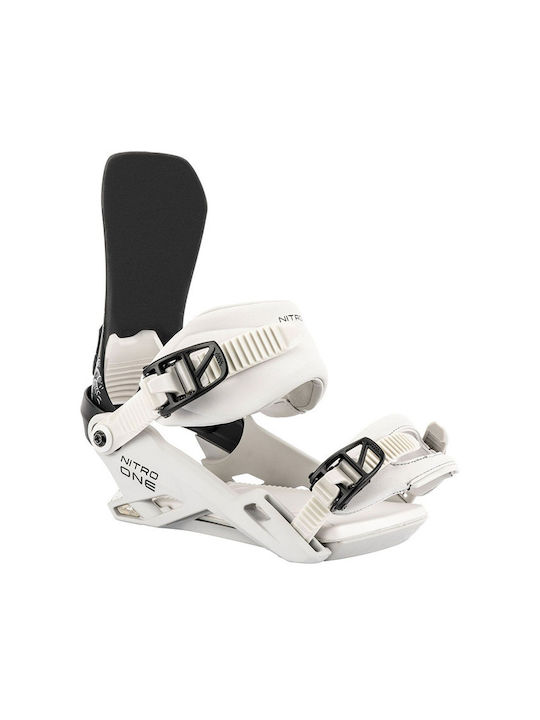 Nitro One All Eyes On Me Ski & Snowboard Bindings White Nitro One All Eyes On Me Ski & Snowboard Bindings White
