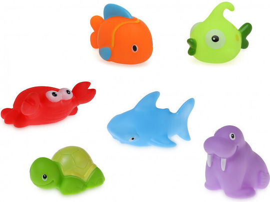Kiokids Sea Animals Παιχνίδι Μπάνιου για 12+ Μηνών (Διάφορα Σχέδια) 2τμχ