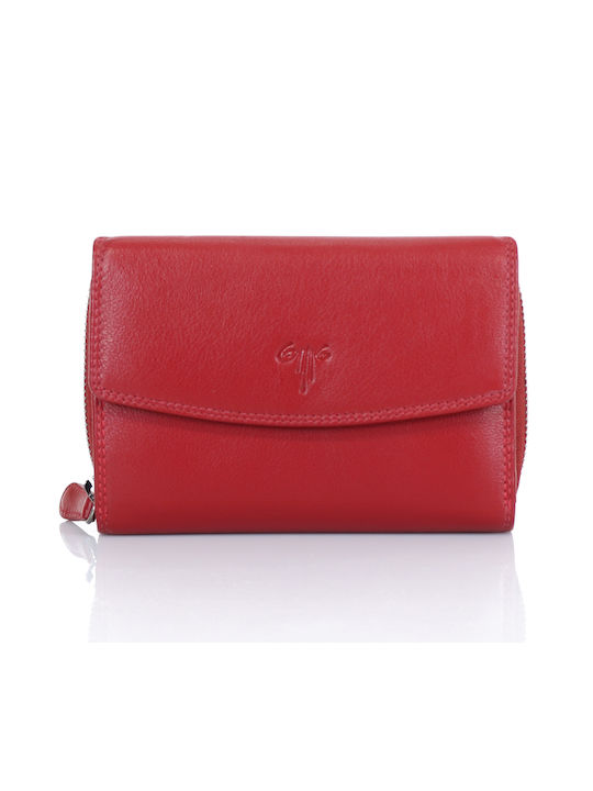 Kion Large Leather Women's Wallet Red
