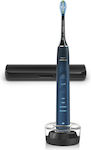 Philips Sonicare DiamondClean 9000 Series Periuță de dinți electrică cu cronometru, senzor de presiune și husă de călătorie Black Blue