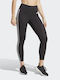 Performance Schulung Frauen Gekürzt Leggings Hochgeschnitten Schwarz