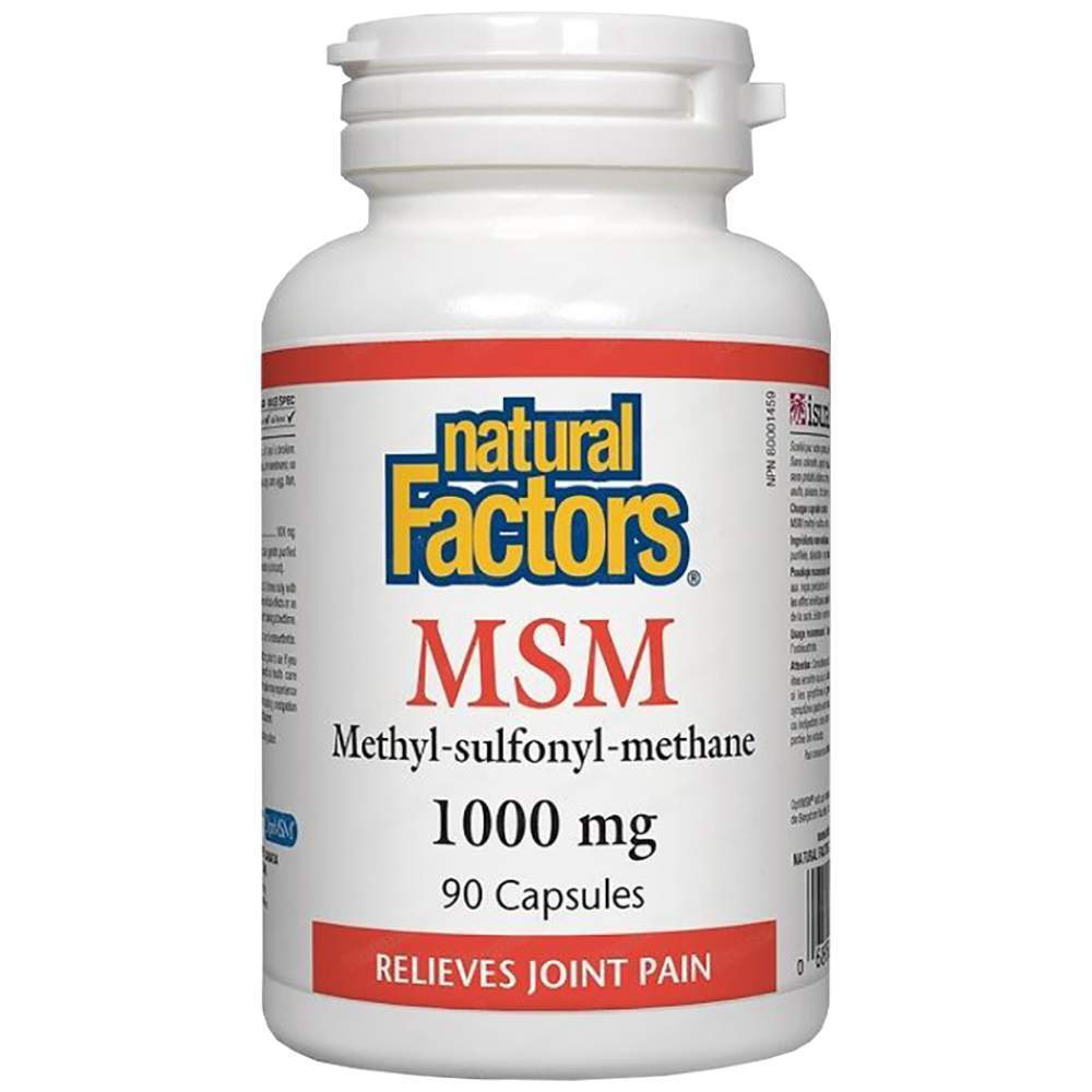 Natural factors msm 1000mg 90