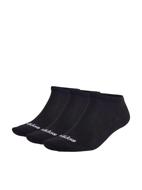 adidas Thin Linear Low-Cut Athletic Socks Multicolour 3 Pairs