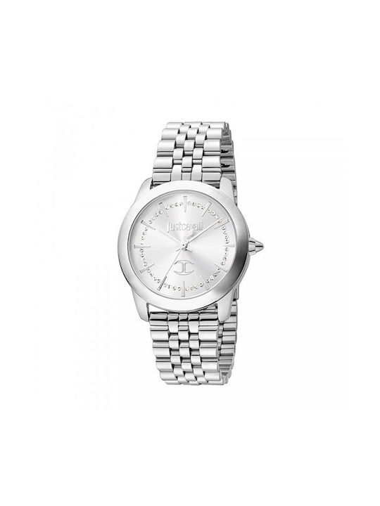 Just Cavalli Uhr mit Silber Metallarmband