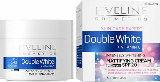 Eveline Double White Licht Creme Gesicht mit SPF20 50ml