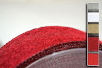 Ribbon Solid Color Fluffy - Red