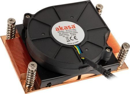 Akasa AK-CC1109BP01 Ψύκτρα Επεξεργαστή Low Profile για Socket AM4