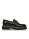 Δερμάτινα Ανδρικά Loafers σε Μαύρο Χρώμα
