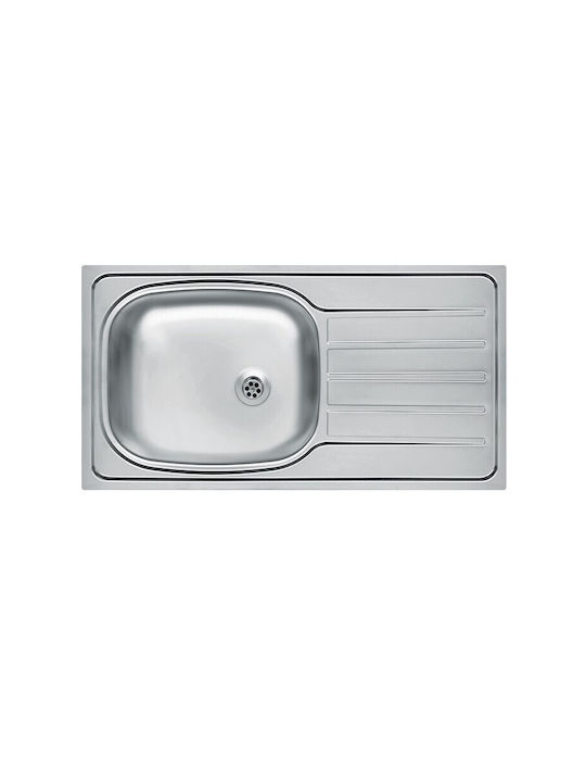 Martin AE 7650 Drop-In Spüle Inox Satiniert B76xT43.5cm Silber