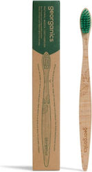 Georganics Beechwood Zahnbürste Mittel Beige / Green Georganics Beechwood Zahnbürste Mittel Beige / Green