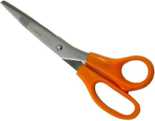Schere 21cm mit Kunststoff Klinge Orange 1Stück
