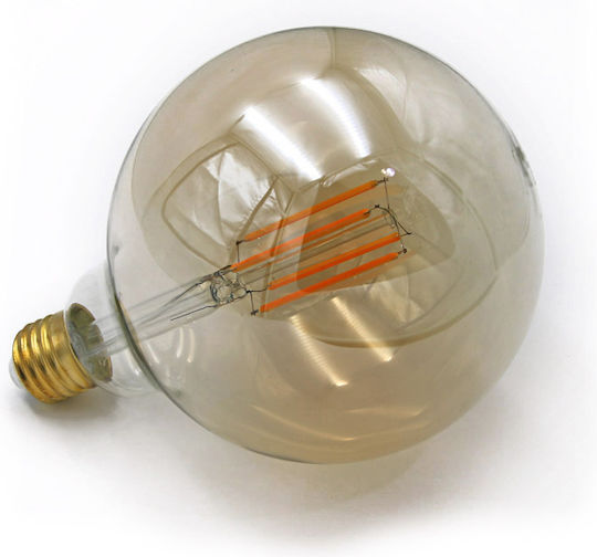 Adeleq LED-Lampe 10W 174mm für Fassung E27 und Form G125 Warmes Weiß 1055lm
