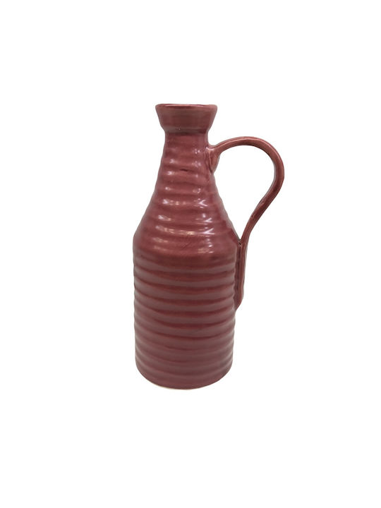 Zen Collection Vază Decorativă Ceramică Bordeaux 15x15x29cm 1buc