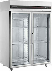 Inomak Cabinet Frigorific Comercial cu 2 Uși Din Sticlă L144xA77xÎ210cm Inomak Cabinet Frigorific Comercial cu 2 Uși Din Sticlă L144xA77xÎ210cm