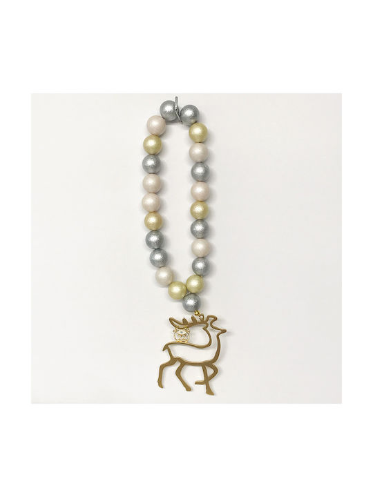 Christmas Deer Charm with beads & 2024