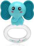 Kiokids Ελεφαντάκι Teething Ring made of Silicone for 3 m+ 1pcs