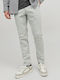 Jack & Jones Men's Trousers Chino Elastic in Slim Fit Light Grey