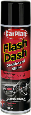 Car Plan Flüssig Glänzen / Reinigung / Schutz für Kunststoffe im Innenbereich - Armaturenbrett mit Duft Erdbeere Flash Dash Gloss 500ml FDS772