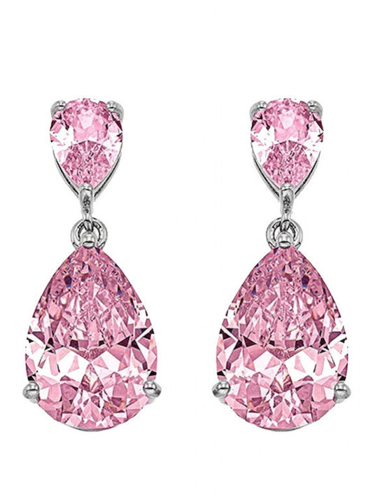 Gloria Hope Earrings Gold Plated with Stones