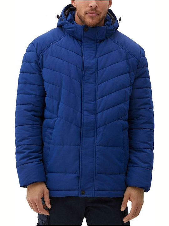 s.Oliver Χειμωνιάτικο Μπουφάν Puffer Ocean Blue