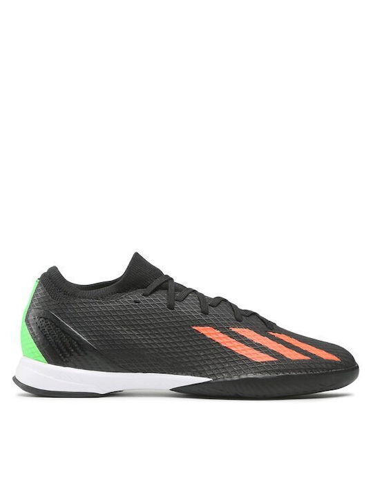 Adidas X Speedportal.3 Χαμηλά Ποδοσφαιρικά Παπούτσια Σάλας Core Black / Solar Red / Team Solar Green