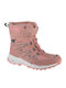 Floki Tex T Kids Snow Boots with Velcro Pink