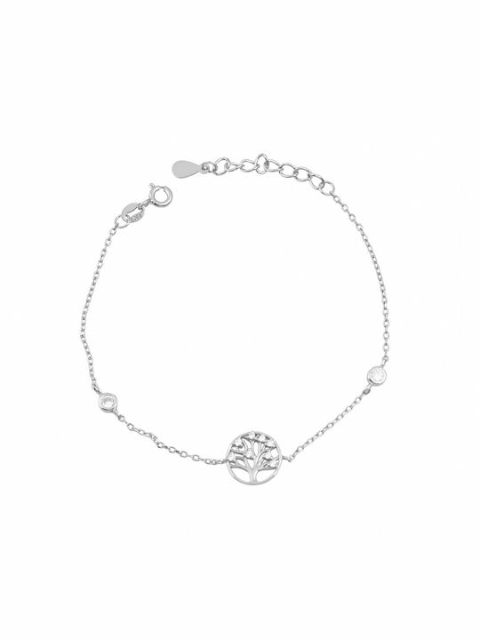 Damen Armband Kette aus Silber