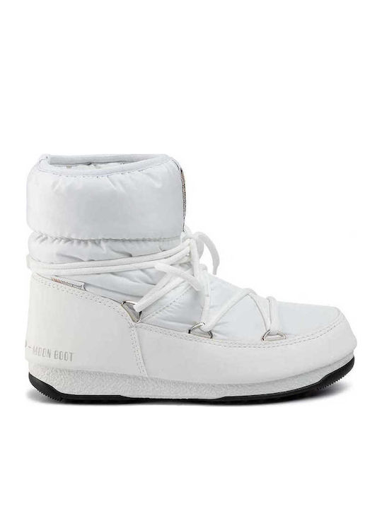 Moon Boot Nylon Γυναικείες Μπότες Χιονιού Λευκές
