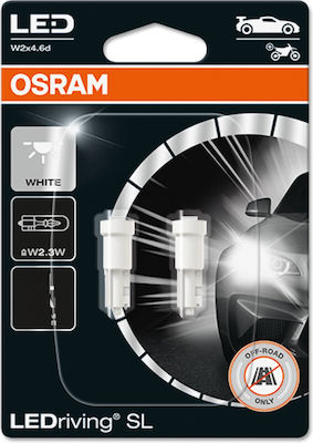 Osram Λάμπες Αυτοκινήτου & Μοτοσυκλέτας LEDriving SL W2.3W LED 6000K Ψυχρό Λευκό 12V 0.25W 2τμχ