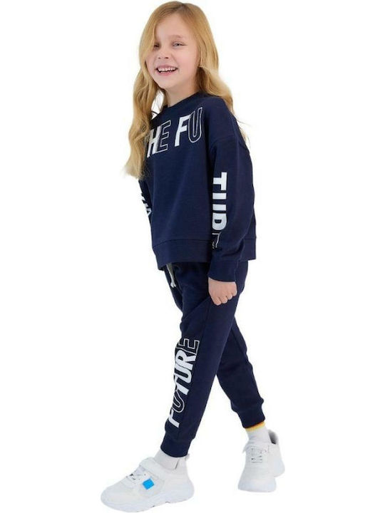Roly Poly Kids Sweatpants Set Navy Blue 2pcs